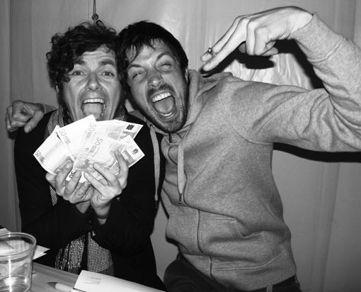 Robert und Valentin, Rocken am Brocken Festival, backstage mit Gage